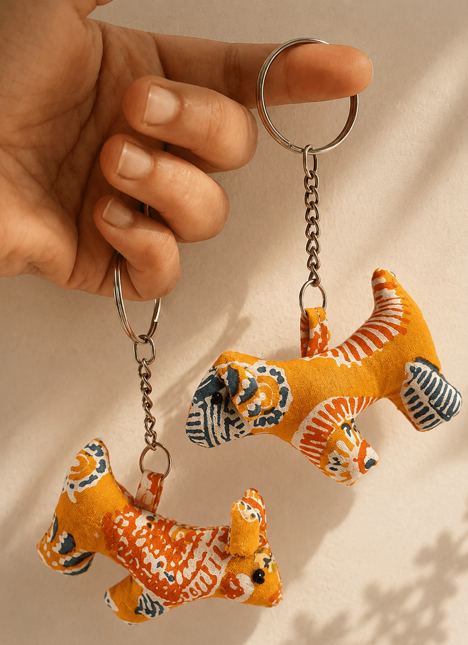Little Bark Fabric Key Chain